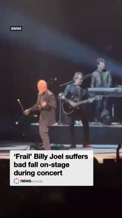 ‘Frail’ Billy Joel suffers bad fall onstage during concert