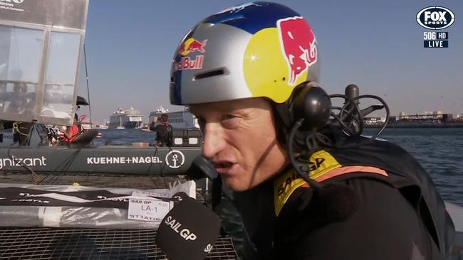 Jimmy Spithill retired from SailGP after driving for the Aussies in Dubai.