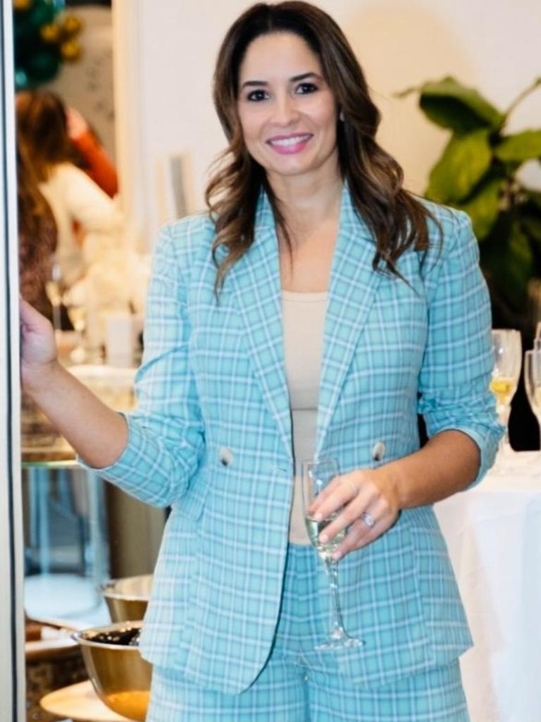 Lisa Raneri wearing Valente The Label's Capri Crop, Salerno Blazer and Positano Pant. Picture: Supplied
