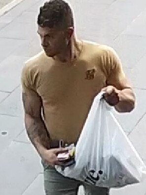 Kerry Giakoumis in Melbourne four days before he disappeared.