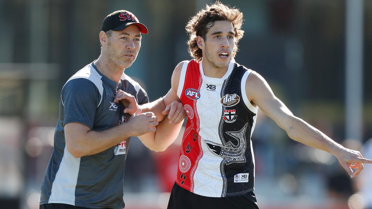 Adam Skrobalak will be working closely with the St Kilda forwards. Photo: Michael Willson/AFL Photos.