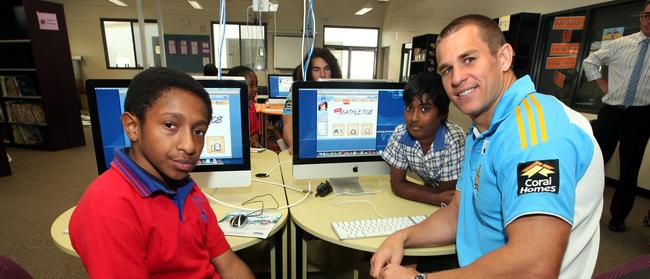 Cruise Ten when he was at Waterford West State School has a child, He was visited by Titans player William Zillman. 