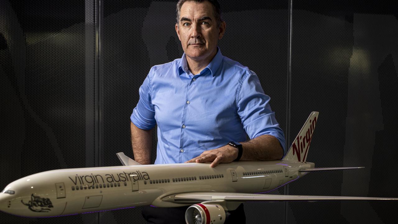 Virgin Australia CEO Paul Scurrah is in crisis talks about how to save the airline. Picture: Glenn Hunt/The Australian