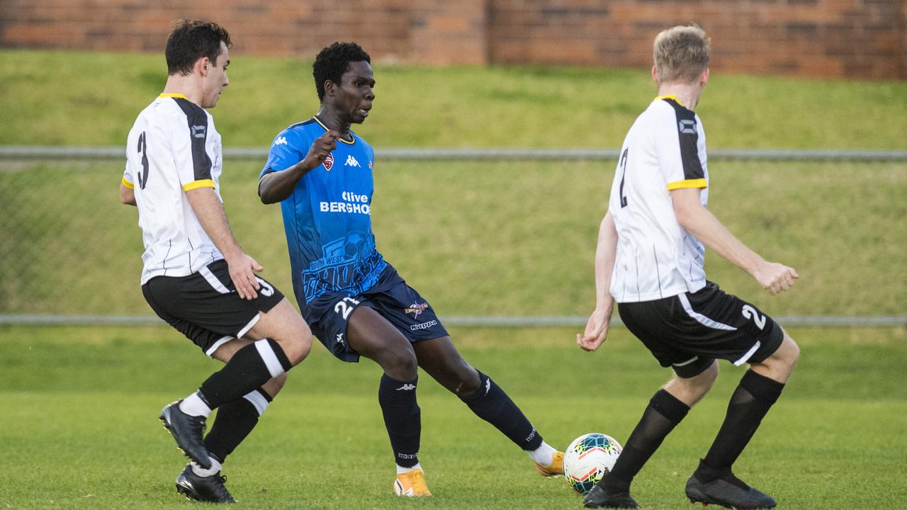 Three goal salvo proves decisive in South West Queensland Thunder's FQPL 1  victory