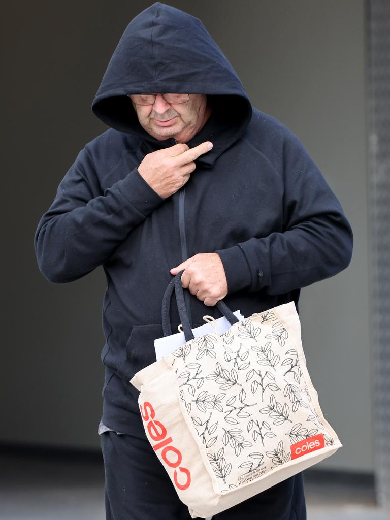 Bus driver Brett Andrew Button walks out of Cessnock Police Station after being granted bail. Picture: NCA NewsWire / Damian Shaw