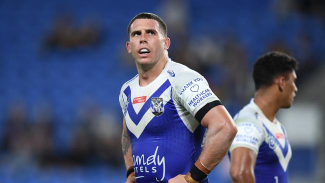 Adam Elliott in action for the Bulldogs. Picture: NRL Photos