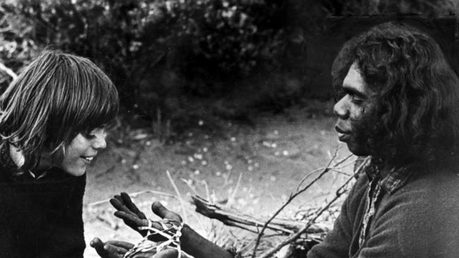 Greg Rowe and David Gulpilil in Storm Boy.