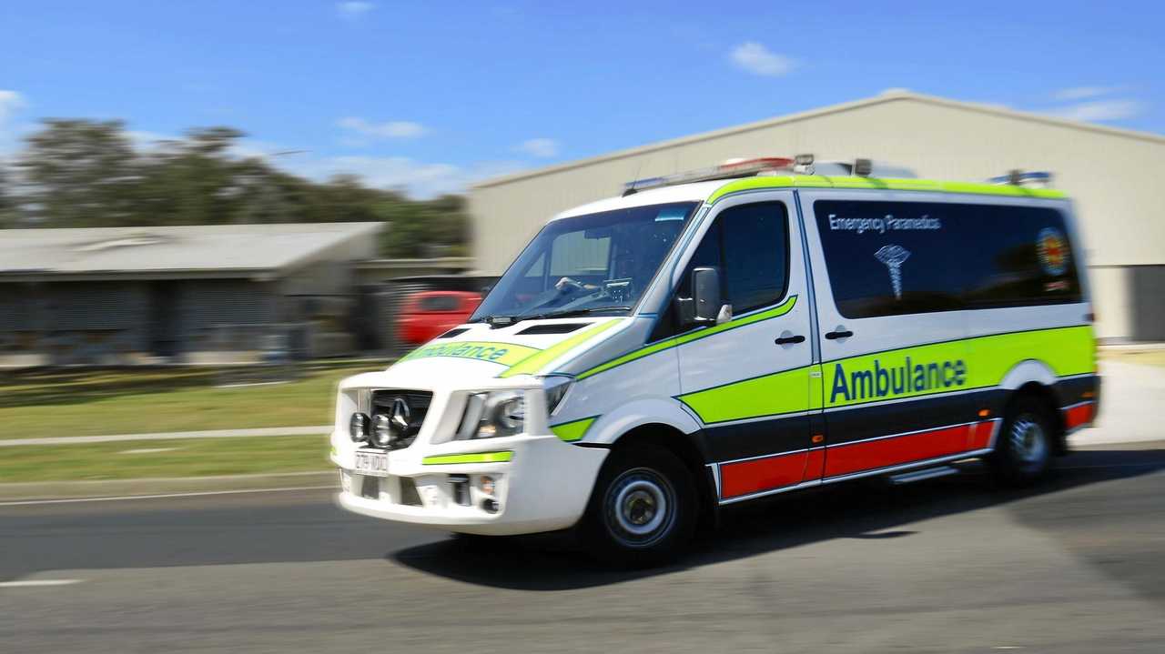 A cyclist has been transported to the Mackay Base Hospital this morning after being struck by a car. Picture: File