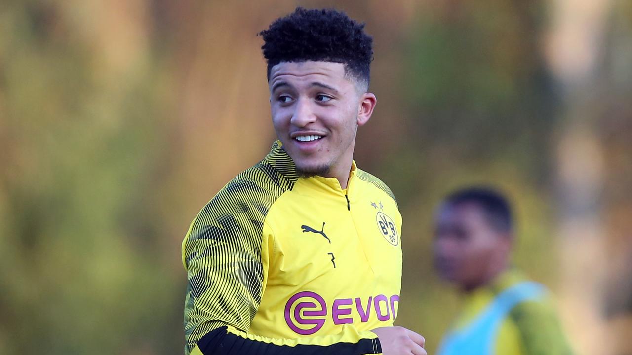 Jadon Sancho’s future is a big talking point (Photo by TF-Images/Bongarts/Getty Images)