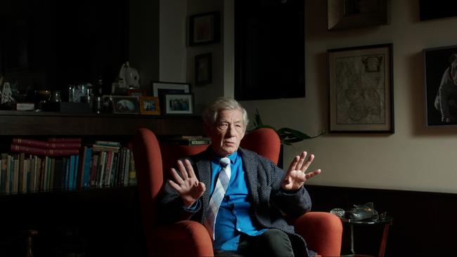 Sir Ian McKellen in a scene from documentary film McKellen: Playing the Part Icon Film Distribution