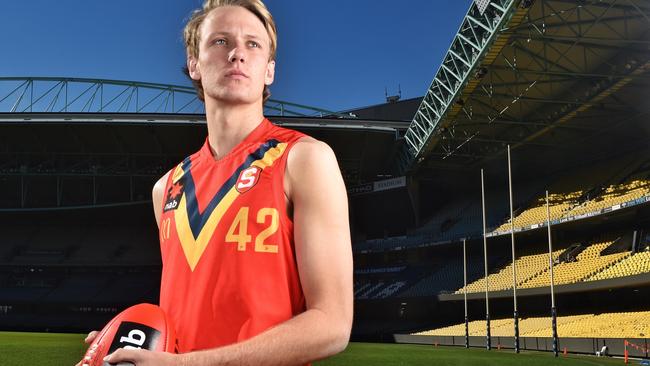 Jack Lukosius is tipped to be this year’s No.1 pick. Picture: Tony Gough