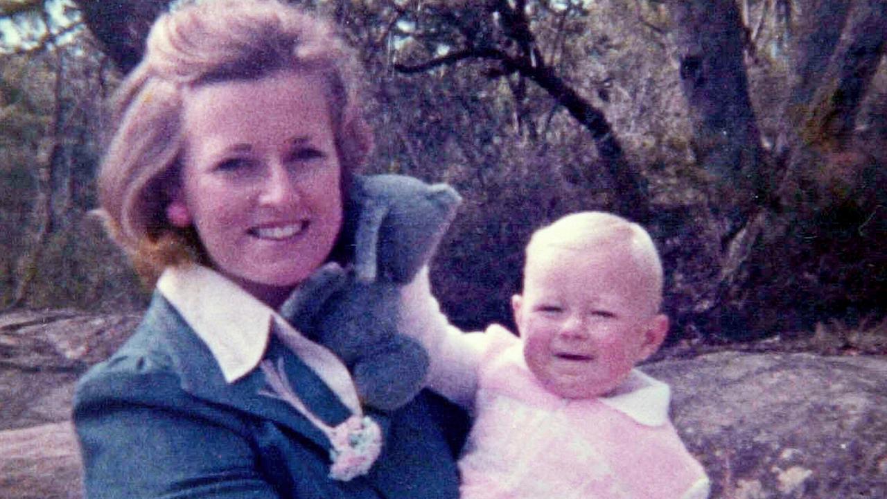 Lyn Dawson with her daughter in 1978. Picture: NSW Police