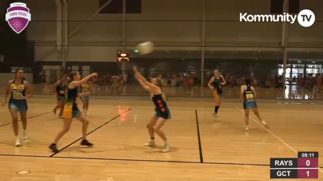 Replay: Netball Queensland State Age Titles - Mendi Rays vs Gold Coast Titans Netball (U18)