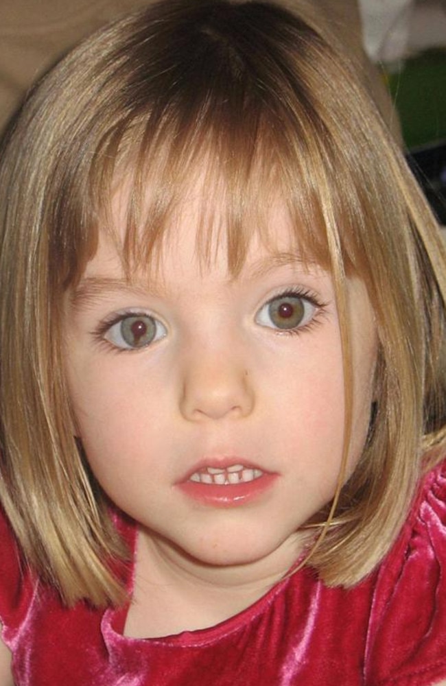 Never found ... Madeleine McCann went missing in May 2007 in Portugal.
