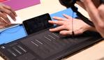 4/01/2016: Roli Seaboard Rise 25 keyboard for synthesizers at the CES global consumer electronics and consumer technology tradeshow in Las Vegas, Nevada. Photo: James Tindale/The Australian