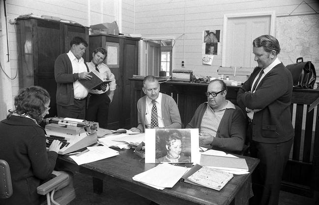 Police investigate the murder of the Sydney nurses. Picture: The Chronicle Archives