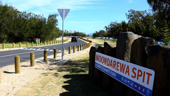 Moondarewa Spit at Doug Jennings Park. Picture: David Clark.