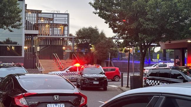 Police were called to Watergardens shopping centre in Taylors Lakes on Wednesday to reports a young male had been stabbed. Picture: Rebecca Borg.