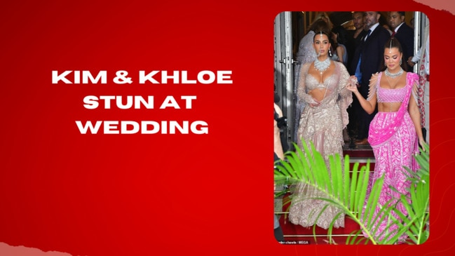 Kim & Khloe stun at $600M Indian wedding. | news.com.au — Australia’s ...