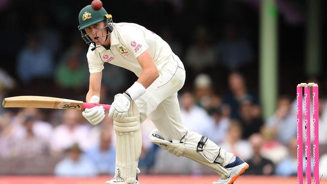 Marnus Labuschagne is up for the challenge of opening the batting in the first Test should David Warner not recover from injury in time. Picture: AAP Image/Dan Himbrechts