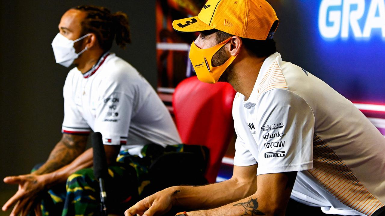 Lewis Hamilton has innocently given Aussie Daniel Ricciardo a harsh reality check.