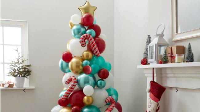 The $40 balloon Christmas tree is available at Big W. Image: Big W