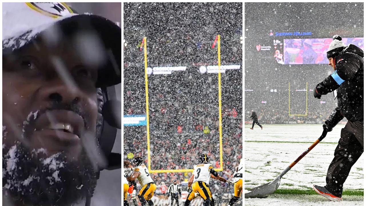 Cleveland beat Steelers in the snow