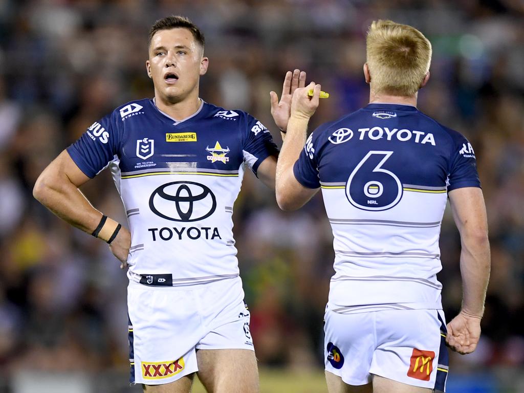 NRL 2023: Scott Drinkwater try seals North Queensland Cowboys