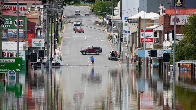 Ipswich 2022 floods. Picture: Nicole Hooker