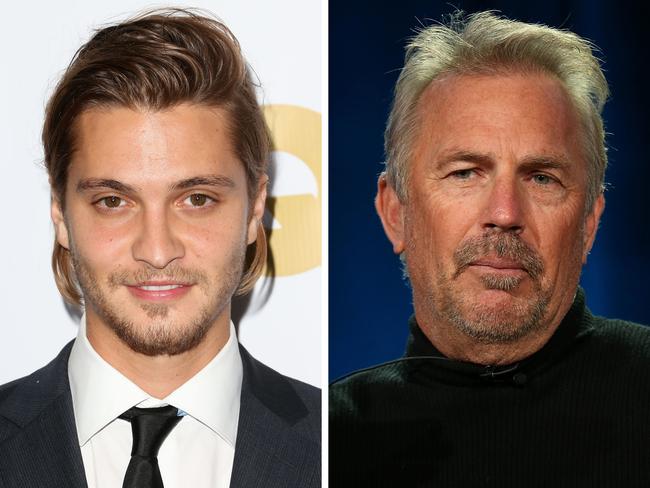 Kevin Costner and Luke Grimes.