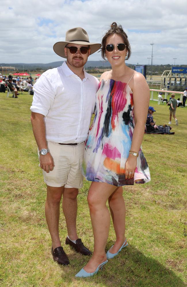 Mia Annesley and Andrew Sevestianva at the Pakenham Cup. Picture: Brendan Beckett