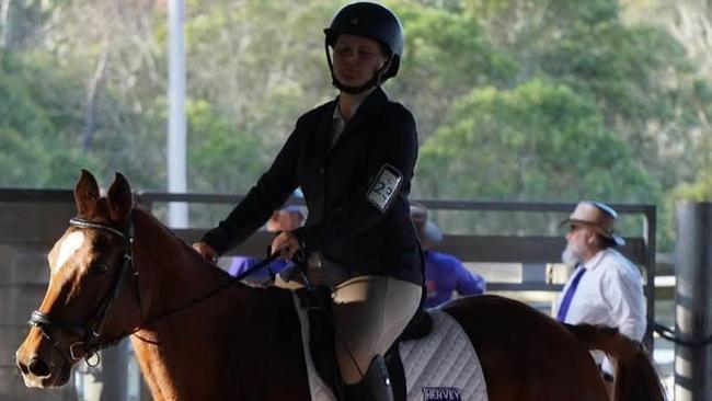 Horses are a great source of therapy for Jayde. Photo: Contributed