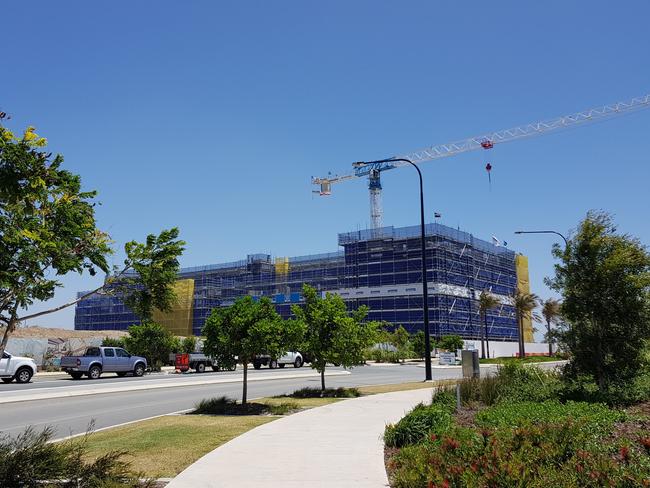 The construction of the Newport Retirement Living has reached the top floor. Photo: Erin Smith