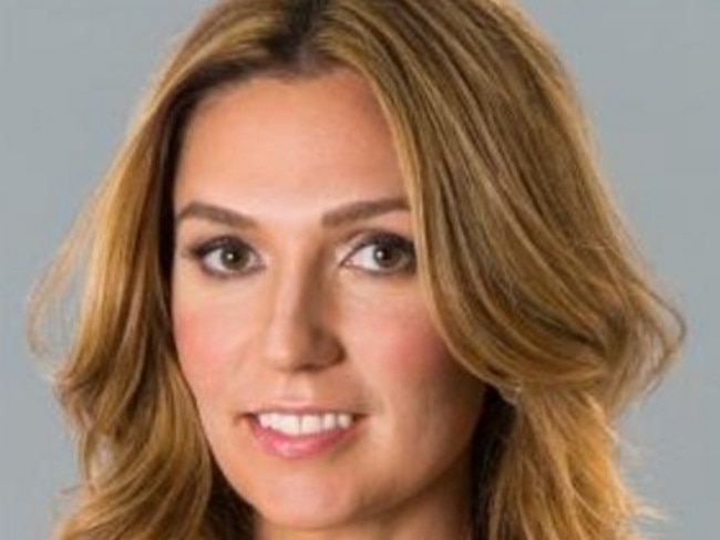 Amanda Carpenter spent Valentine’s Day trapped in an airport lift. Picture: Twitter