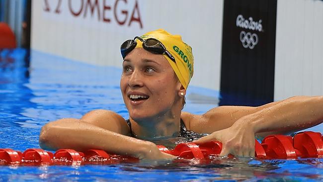 Madeline Groves wins silver in the 200m butterfly final.