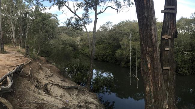 View of Tingalpa Creek from the Willard's Farm/Commonwealth land site. Picture: Cr Paul Bishop