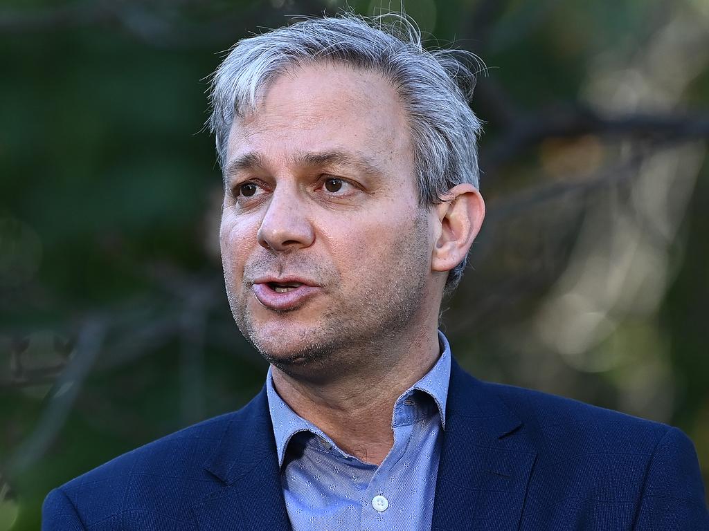 Victoria's Chief Health Officer Professor Brett Sutton speaks to the media. Picture: Quinn Rooney/Getty Images