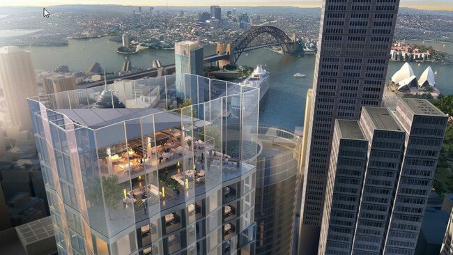 The public will be able to access the terrace which has views across Sydney.