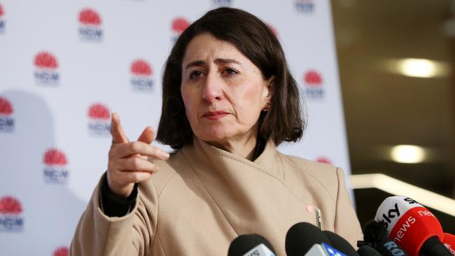 NSW Premier Gladys Berejiklian has run into some questions about her handling of Covid-19 lockdowns. Picture: Getty Images