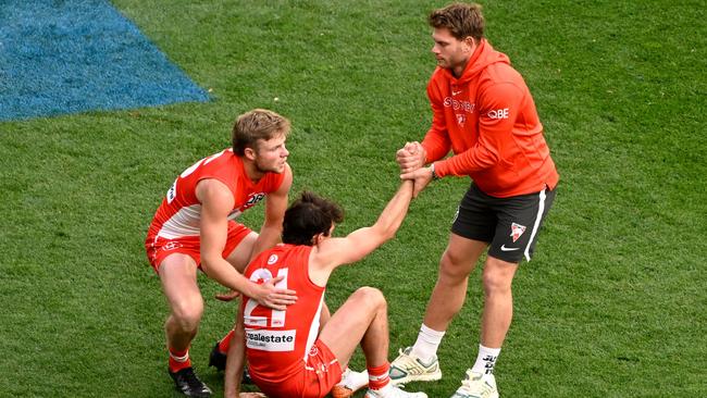 While the Swans will try to pick themselves up from premiership heartache. (Photo by Adam Trafford/AFL Photos via Getty Images)