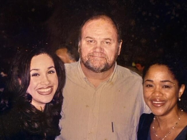 Meghan Markle, with her parents Thomas Markle and Doria Ragland, is now estranged from her father. Picture: Thomas Markle: My Story