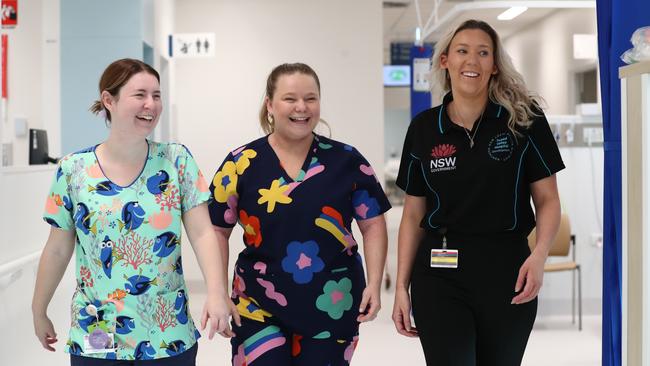 It was an exciting day for Northern NSW Local Health District workers as the new Tweed Valley Hospital at Cudgen, near Kingscliff, opened on Tuesday morning, while the old Tweed Hospital at Tweed Heads shut its doors. Picture: Supplied