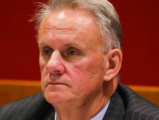 SYDNEY, AUSTRALIA - Newswire Photos August 23, 2022: Chair Mark Latham is seen during Budget Estimates for Education inside NSW Parliament in Sydney. Picture: Gaye Gerard / NCA Newswire