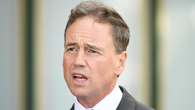 Health Minister Greg Hunt. Picture: AAP Image