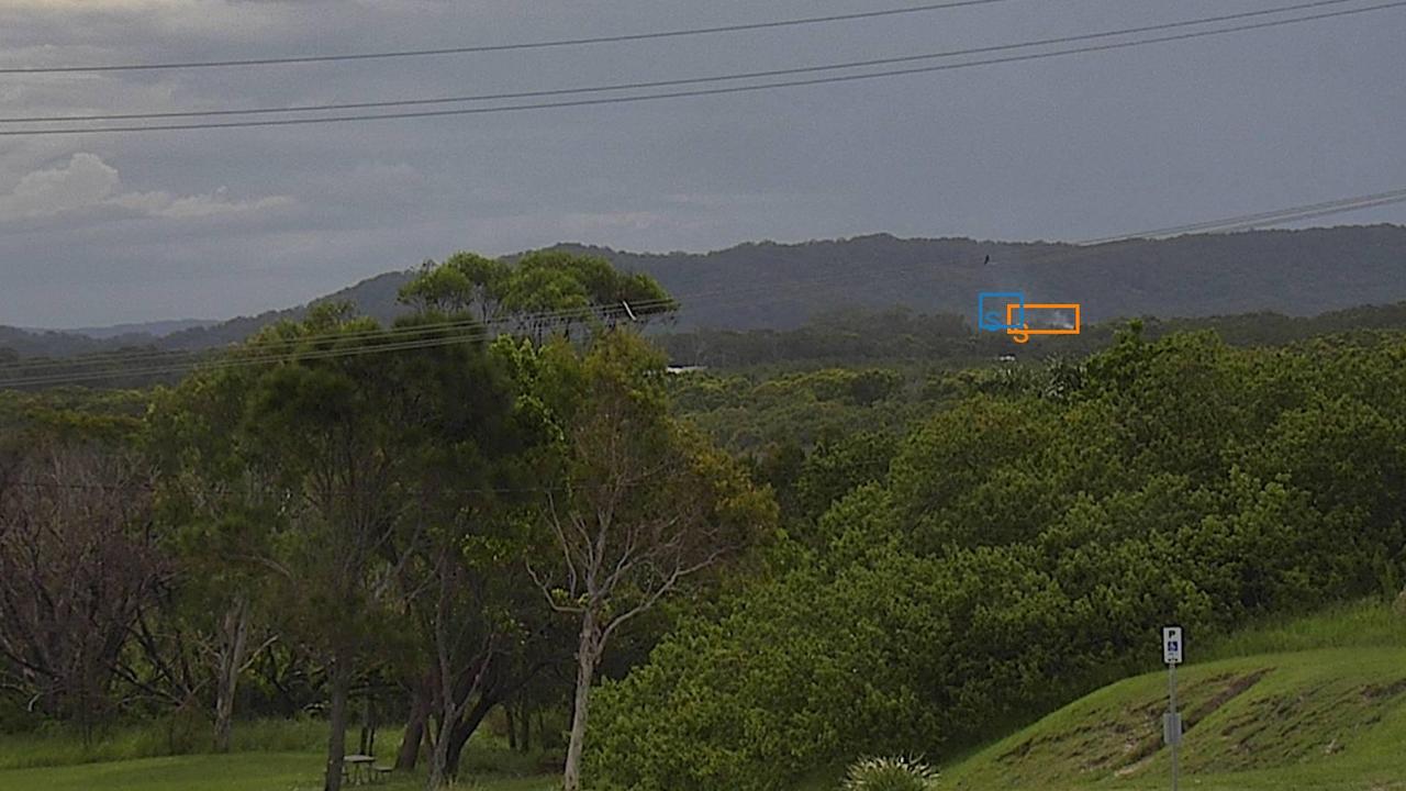 A fire detection camera located a small plume of smoke in Verrierdale, about 10kms west of where the camera is stationed.