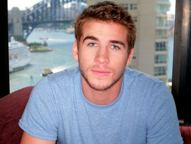 Hemsworth in Sydney after news broke that he was dating Cyrus. Picture: Supplied