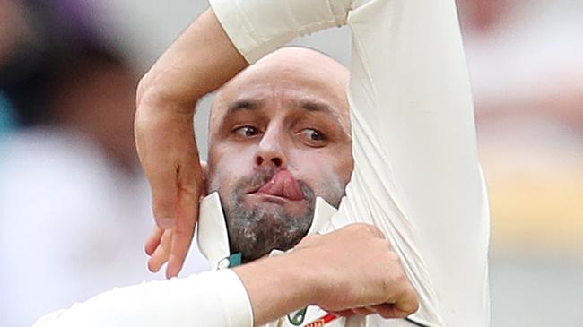 Nathan Lyon will play his 100th Test in Brisbane at the Gabba. Picture: Michael Klein