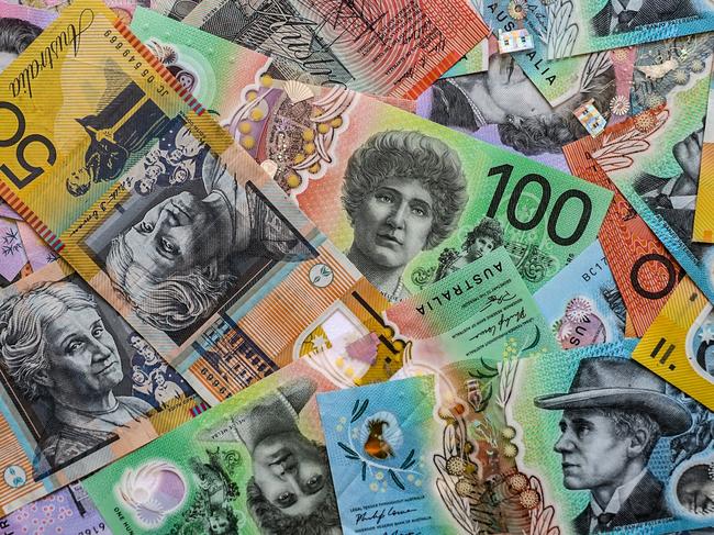 AUSTRALIA - NewsWire Photos - General view editorial generic stock photo image of Australian cash money currency. Picture: NewsWire / Nicholas Eagar