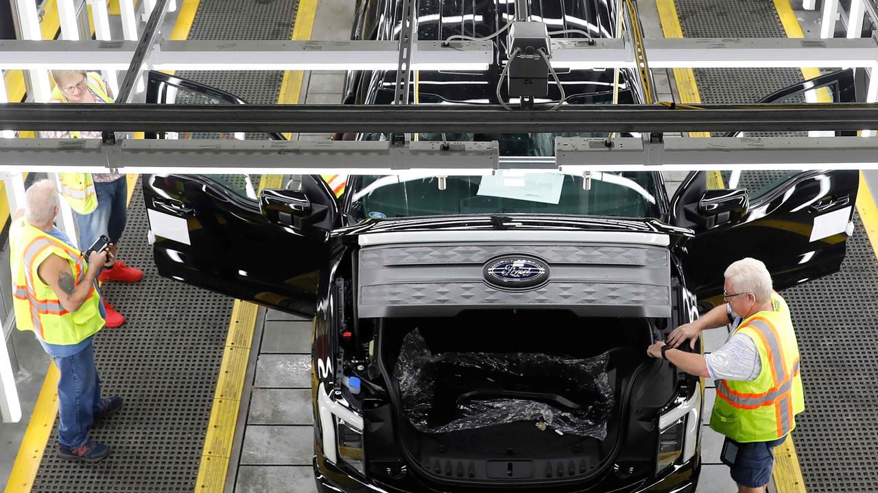 Ford recently revealed it would invest $2bn USD to build a battery plant in Michigan, with plans to license technology from CATL. Picture: AFP