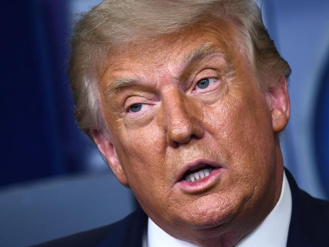 Donald Trump launched his own social media platform this week. Picture: AFP